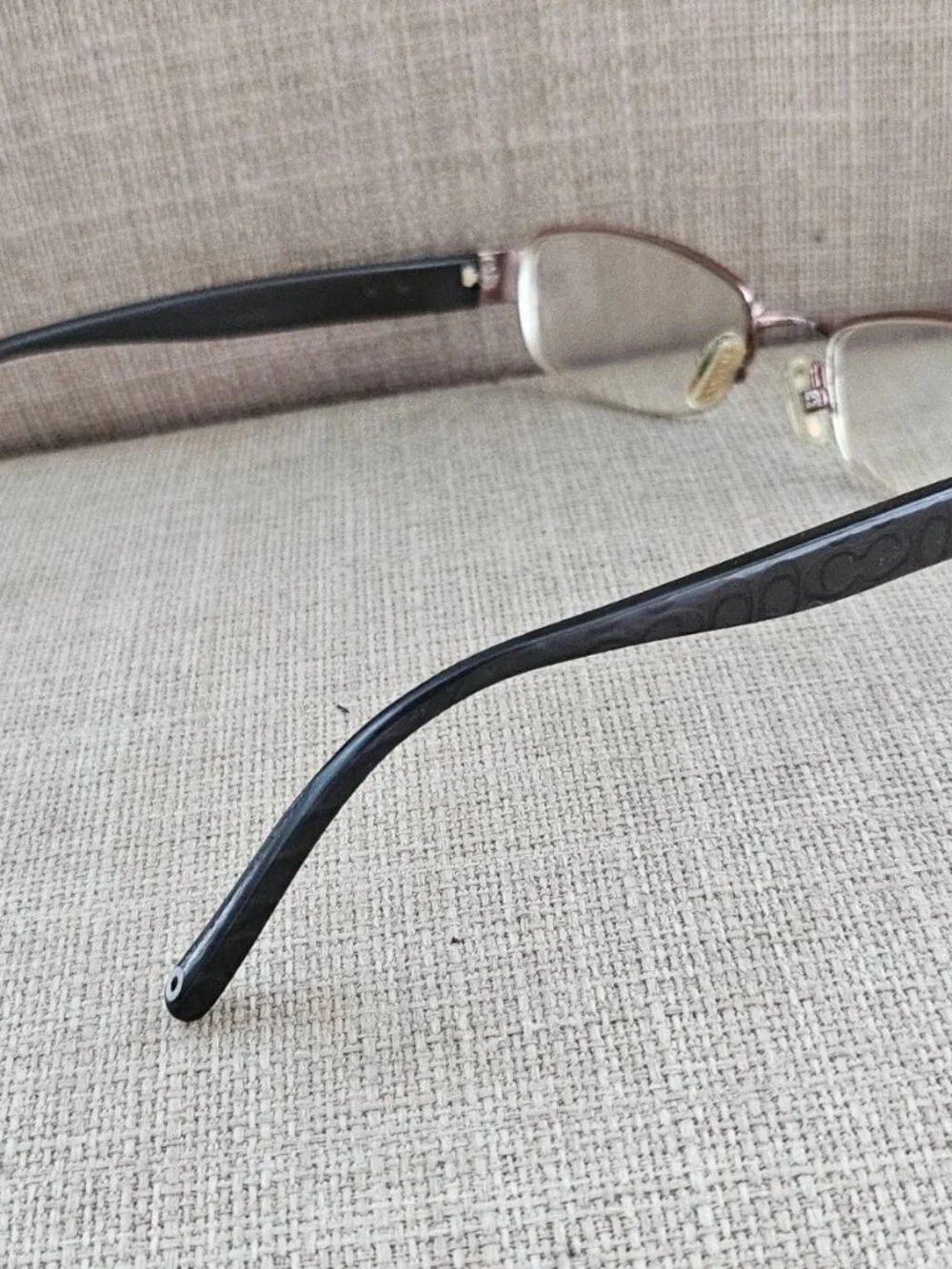 Coach Women Eyeglasses Frame Half Rim Glasses Eyewear LAVERNE 247 Tan